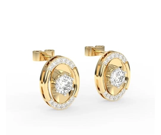 Gold Charm Earrings