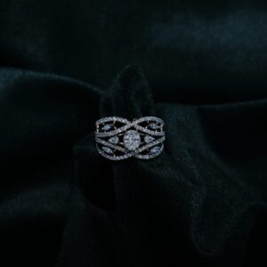 Bead-Set Diamond Ring