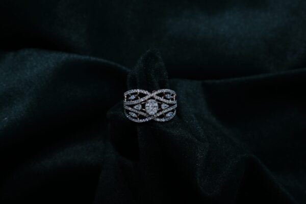 Bead-Set Diamond Ring