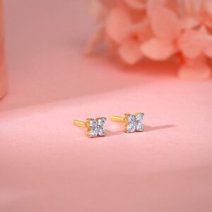 Gold And Pearl Earrings